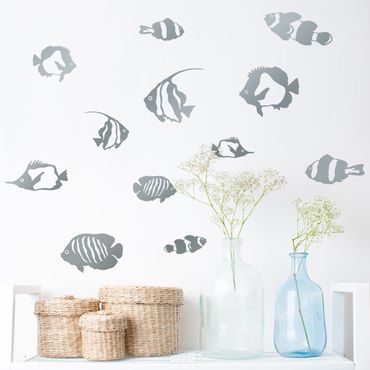 Wall sticker - Fish Set 12-Pieces