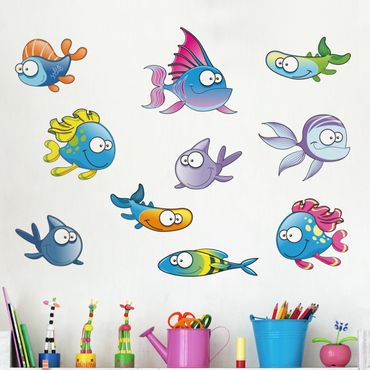 Wall sticker - Fish Friends