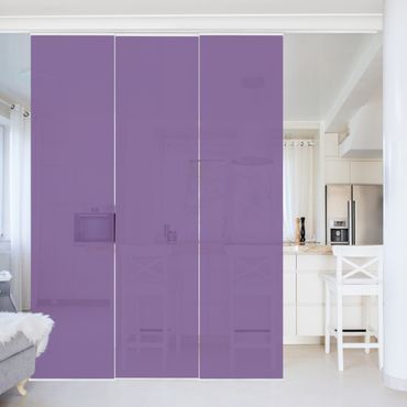 Sliding panel curtain - Lilac