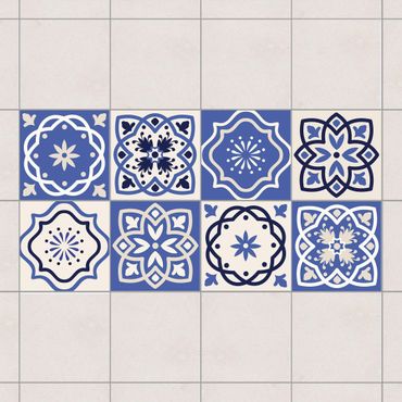 Tile sticker - 8 Portuguese tiles