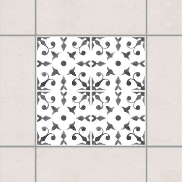 Tile sticker - Gray White Pattern Series No.6