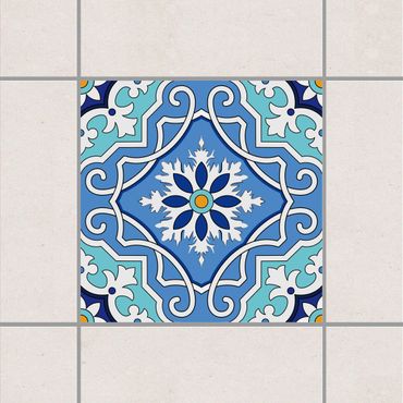 Tile sticker - Mediterranean tile pattern blue turquoise