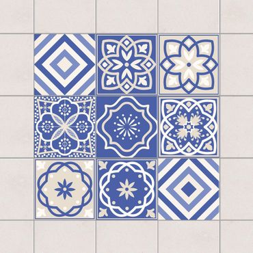 Tile sticker -  Portuguese tiles set