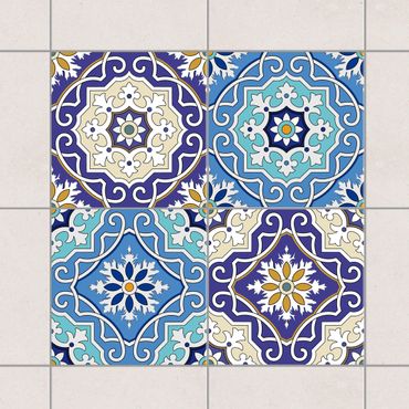 Tile sticker - 4 Spanish tiles