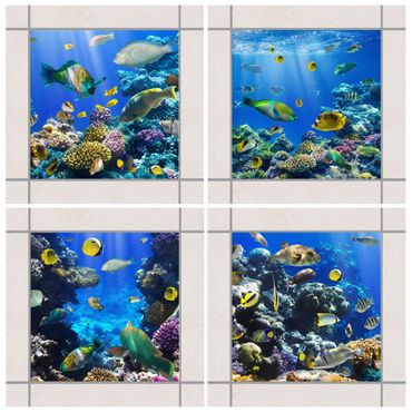Tile sticker - Underwater Set