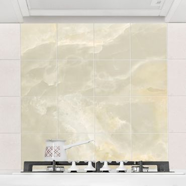 Tile sticker - Onyx Marble Cream