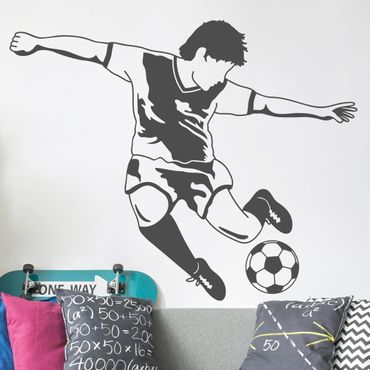 Wall sticker - Football star scoring a goal