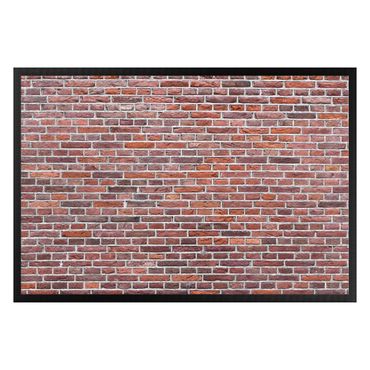 Doormat - Brick Wall Red