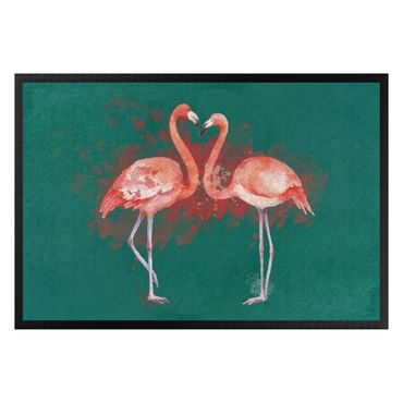 Doormat - Flamingos
