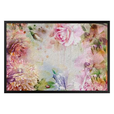 Doormat - Floral Watercolour