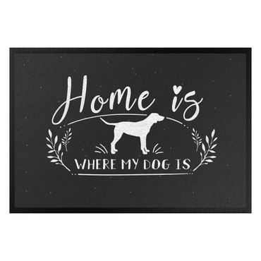 Doormat - Home Is Where My Dog ​​Is