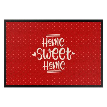 Doormat - Home sweet Home polkadots