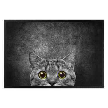 Doormat - Curious Cat