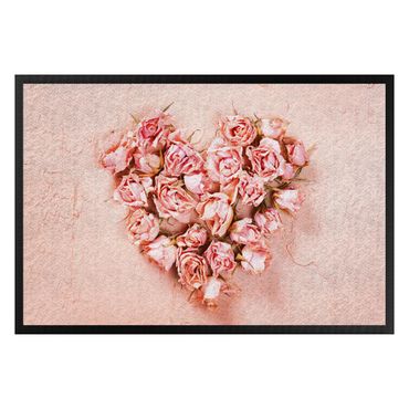 Doormat - Rose Heart