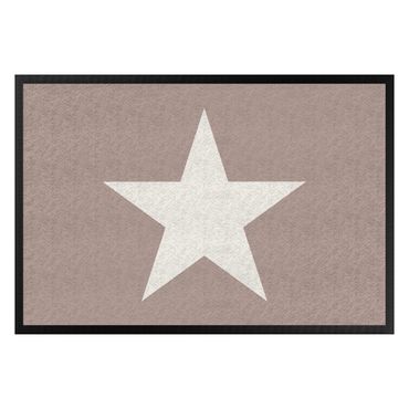 Doormat - Star In Taupe