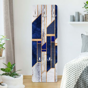 Coat rack modern - Geometric Shapes With Gold
