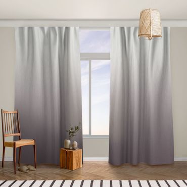 Curtain - Greyish Purple Colour Gradient
