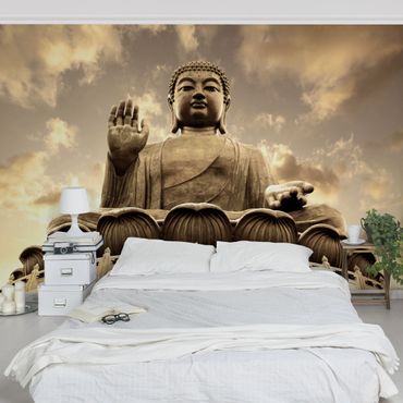Wallpaper - Big Buddha Sepia
