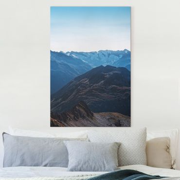 Canvas print - Good Weather Up In The Mountains