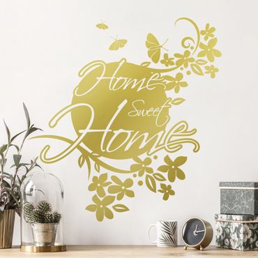 Wall sticker - Home Sweet Home Floral
