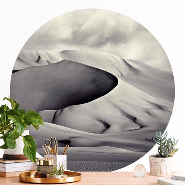 Self-adhesive round wallpaper - In The South Of The Sahara