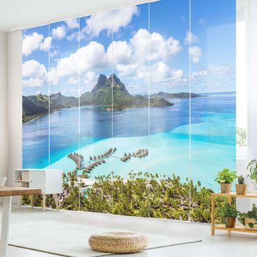 Sliding panel curtain - Island Paradise II