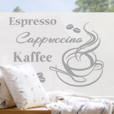 Window film - Coffee Break - Espresso Cappuccino Coffee II