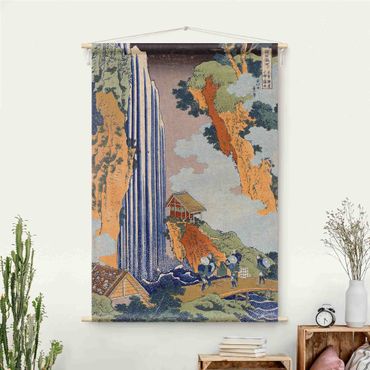 Tapestry - Katsushika Hokusai - Ono Waterfall