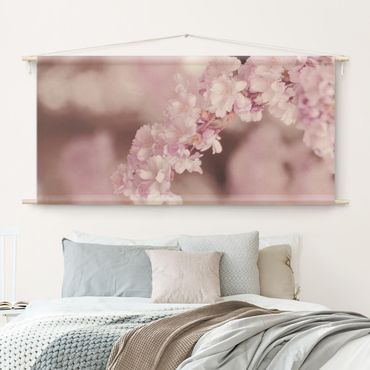 Tapestry - Cherry Blossoms In Purple Light