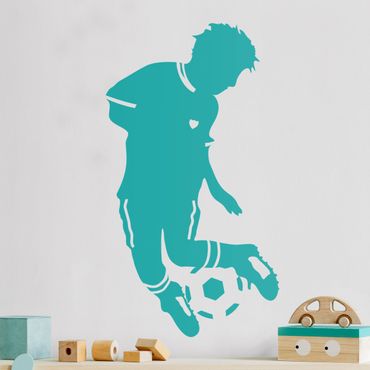 Wall sticker - Little Football Player doing Tricks