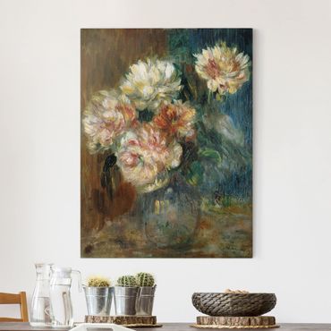 Print on canvas - Auguste Renoir - Vase of Peonies