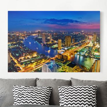 Print on canvas - Bangkok Skyline