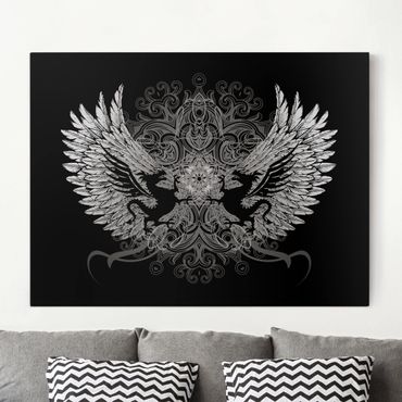 Print on canvas - Dragon Wing