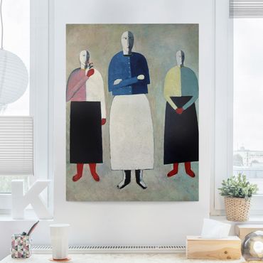 Print on canvas - Kasimir Malewitsch - Three Girls