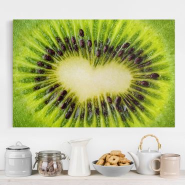 Print on canvas - Kiwi Heart