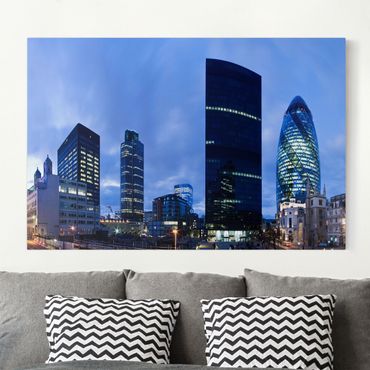 Print on canvas - London Financial District