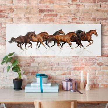 Print on canvas - Horse Herd