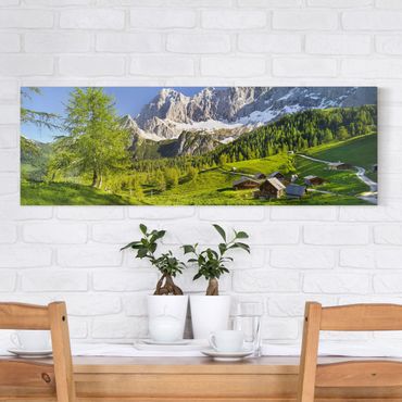 Print on canvas - Styria Alpine Meadow
