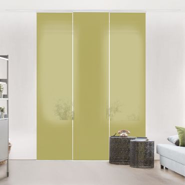 Sliding panel curtain - Lime Green Bamboo