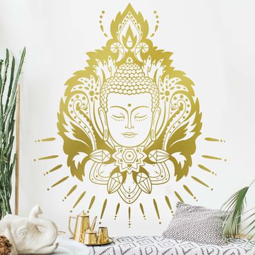 Wall sticker - Lotus Buddha