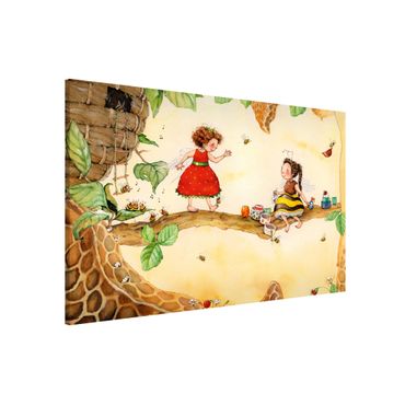 Magnetic memo board - Little Strawberry Strawberry Fairy - At the bee fairy's
