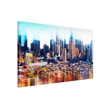 Magnetic memo board - Manhattan Skyline Urban Stretch