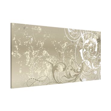 Magnetic memo board - Mother Of Pearl Ornament Design