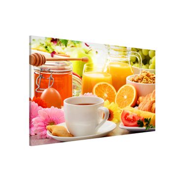 Magnetic memo board - Summery breakfast table