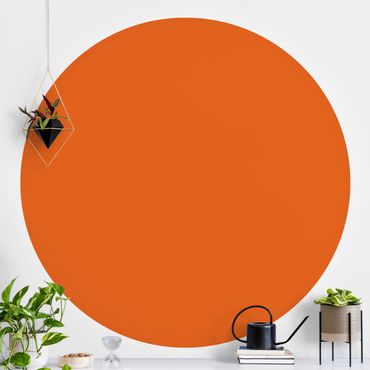 Self-adhesive round wallpaper - Poppy