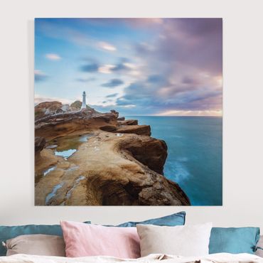 Print on canvas - Lighthouse In New Zealand