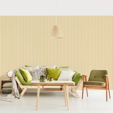 Wallpaper - No.YK46 Stripes Yellow Beige