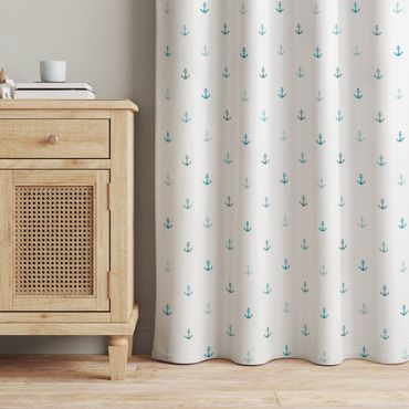Curtain - No.YK62 Anchor Turquoise