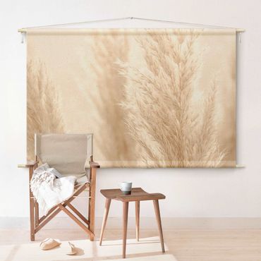 Tapestry - Pampas Grass In Sun Light