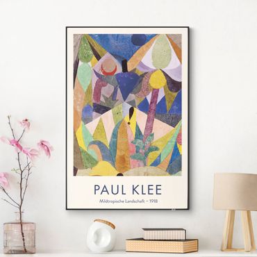 Interchangeable print - Paul Klee - Mild Tropical Landscape - Museum Edition